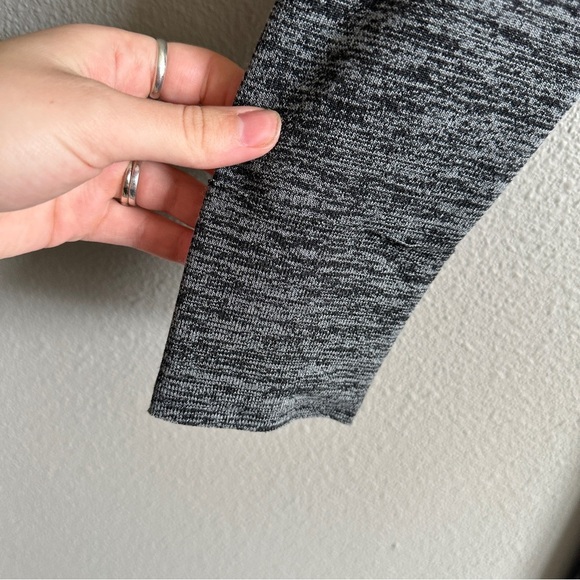 French Connection Gray Long Sleeve Knit Maxi Dress Large - Picture 6 of 11